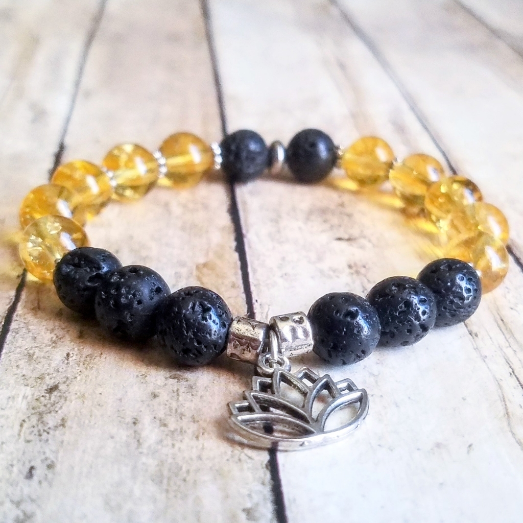 Citrine Diffuser Bracelet